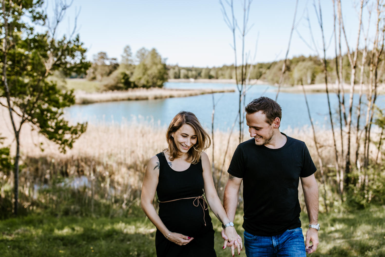 Babybauch Fotos am See Iffeldorf