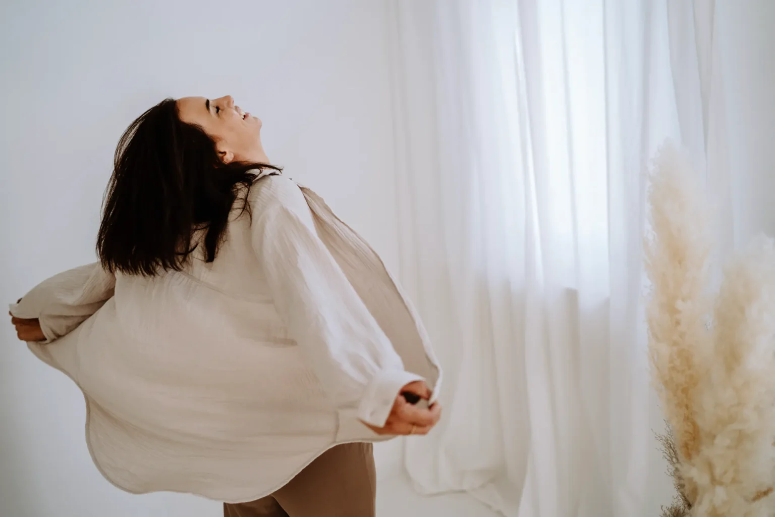 Ungestellte Fotos bei einem Selbstiebe Fotoshooting in meinem Fotostudio in Weilheim